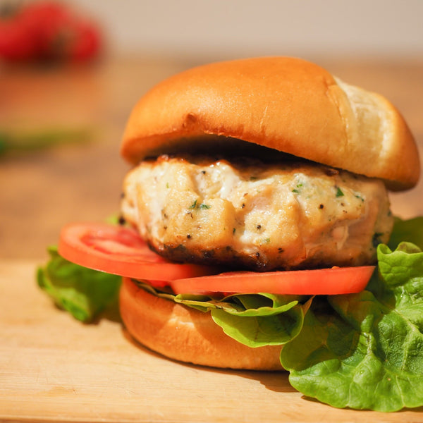 Zesty Citrus Swordfish Burgers (frozen)