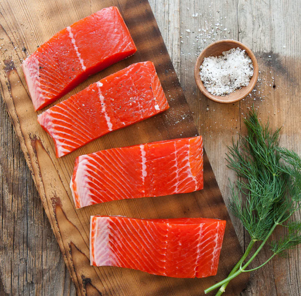 THANKSGIVING Alaskan Sockeye Salmon Fillet (frozen)