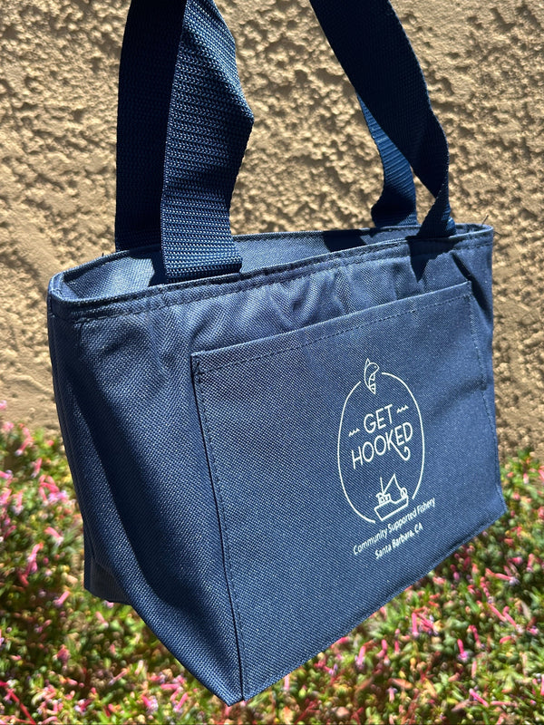 Get Hooked Navy Blue Cooler Bag