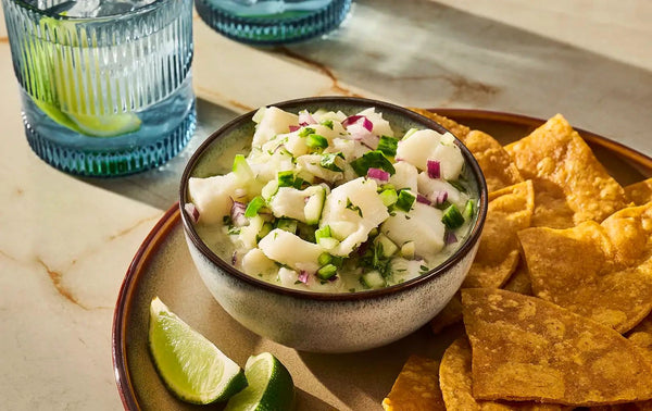Fresh White Seabass Ceviche