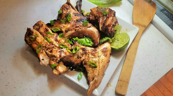 Soy Ginger Marinated White Seabass Collars