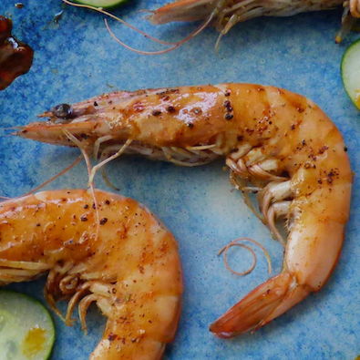 Jumbo Shrimp (locally grown by TransparentSea) (frozen)