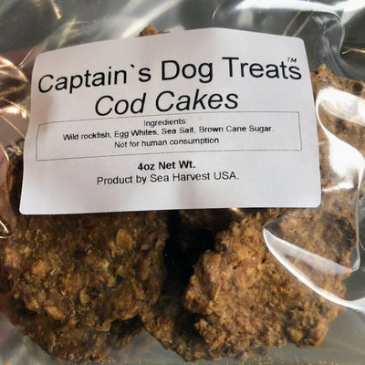 Captain's Dog Treats Cod Cakes