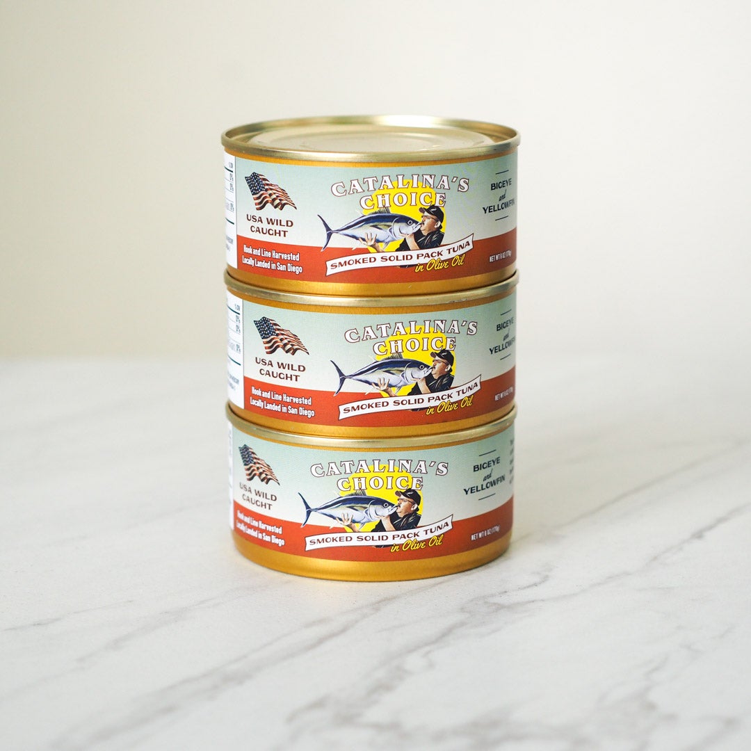 Local SMOKED Tuna Canned in Olive Oil